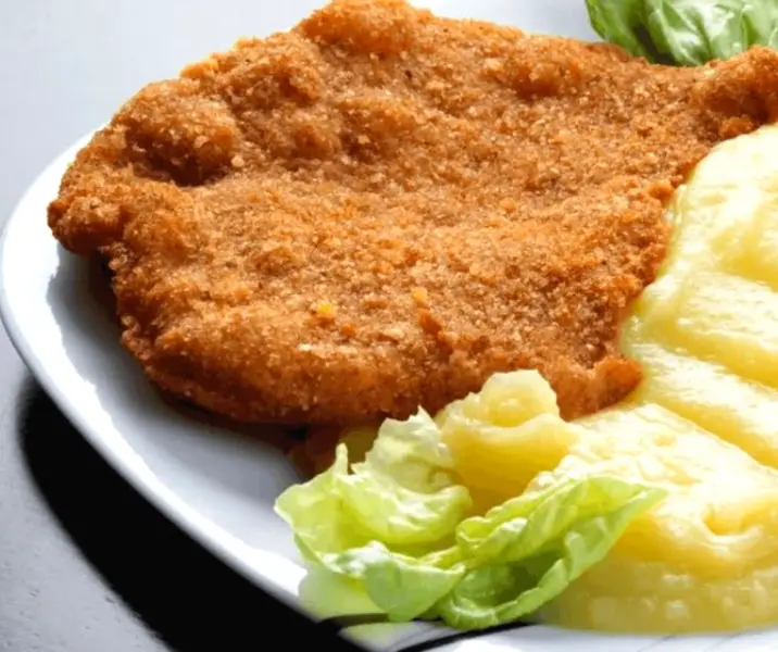 Milanesas con puré casero